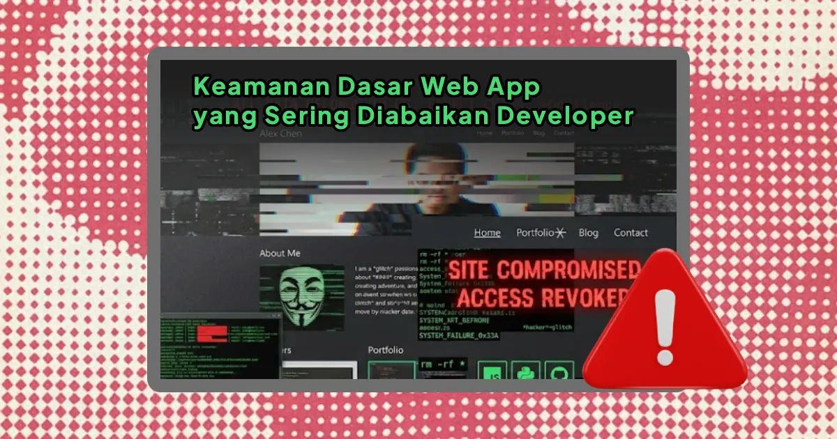 Keamanan Dasar Web App yang Sering Diabaikan Developer