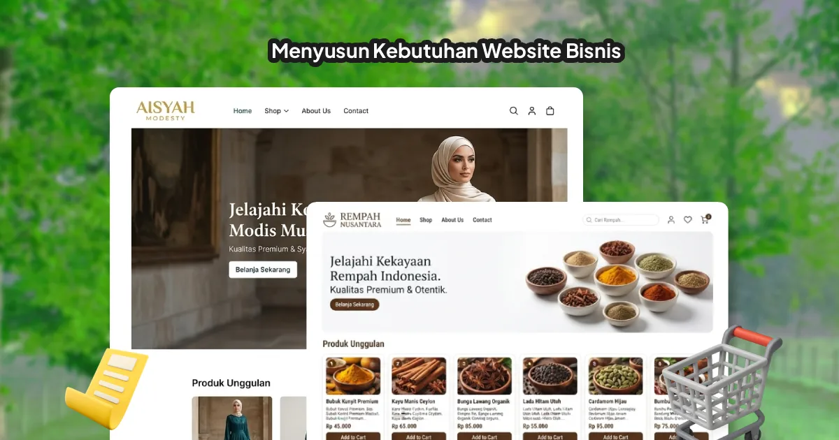 Cara Menyusun Kebutuhan Website Bisnis