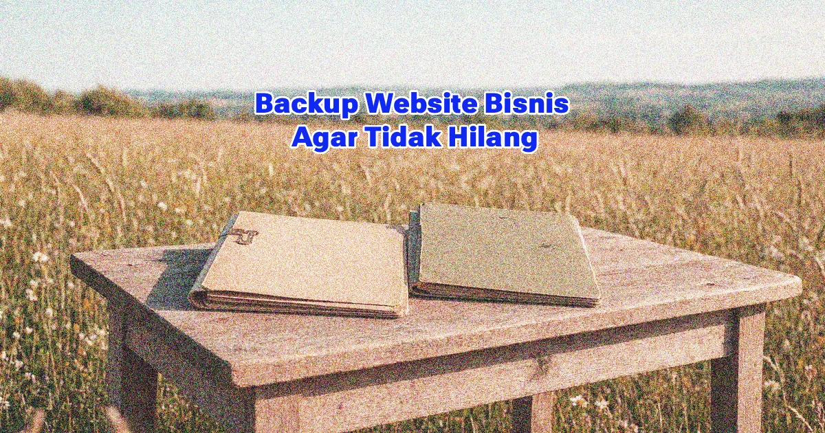Backup Website Bisnis Agar Tidak Hilang